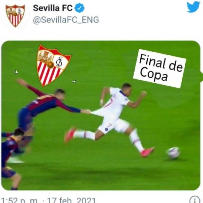 Los memes que dejó la tremenda remontada del Barcelona ante el Sevilla en Copa del Rey