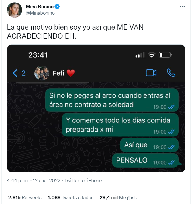 Real Madrid: la insólita ‘motivación’ de Mina Bonino a Fede Valverde; la pareja del futbolista lo revela en Whatsapp