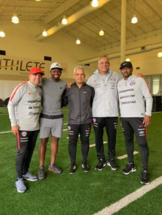 ¡Momentazo! La visita de Boniek García a la selección de Chile de Reinaldo Rueda