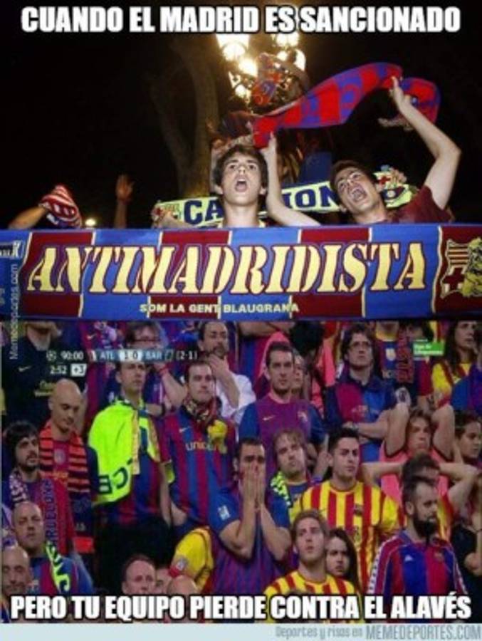 Los mejores memes que dejó la derrota del Barcelona ante el Alavés en el Camp Nou