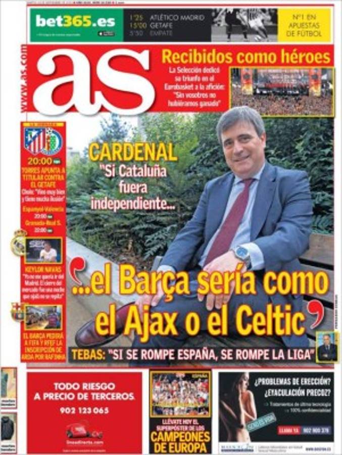 Las portadas más importantes del mundo deportivo
