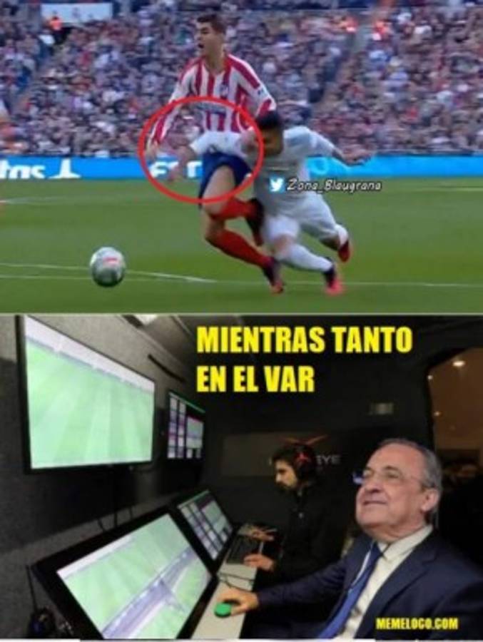 El Var, Carrasco y Barcelona: Los mejores memes que dejó el Derbi Real Madrid-Atlético