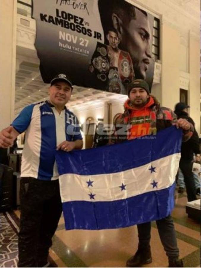 ¡El Madison se pinta de Honduras! Así se vive el ambiente previo al Teófimo-Kambosos en Nueva York