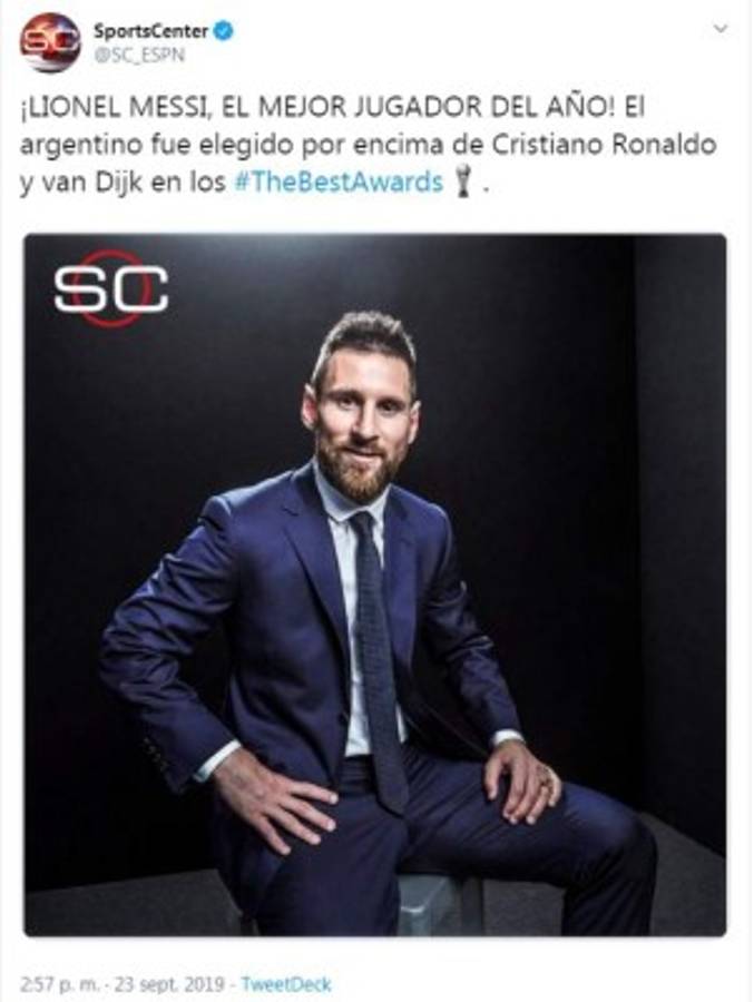¡Se rinden ante Lio! Lo que dicen los medios sobre Messi tras ganar su primer The Best