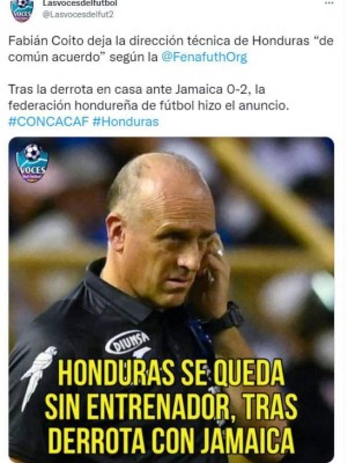 La prensa deportiva reacciona tras el despido de Fabián Coito de la Selección de Honduras