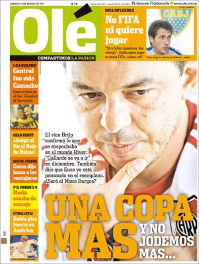 Portadas de hoy: Espectaculares cuartos de final de la Champions League.