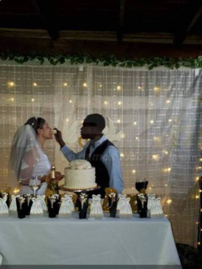 Las fotos exclusivas de la boda del futbolista de Olimpia 'Flecha' Bernárdez con su novia Gabby Corea