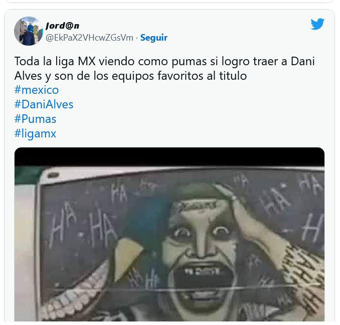 El “hombre de la máscara de plata”: los imperdibles memes del fichaje de Dani Alves a Pumas de la Liga MX