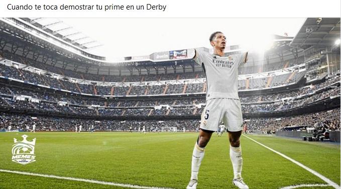 Bellingham es la víctima favorita de los memes tras la primera derrota del Real Madrid en la temporada