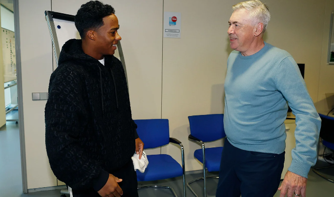 Real Madrid con una visita especial: Endrick conoció a sus nuevos compañeros y las palabras de Ancelotti