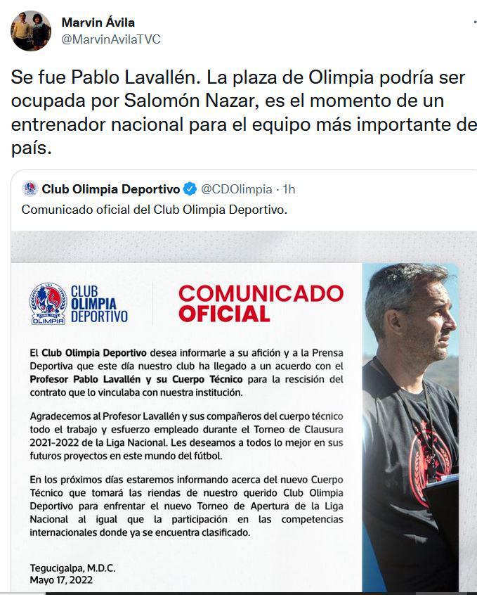 Piden a gritos a Salomón Nazar: lo que dice la prensa y aficionados en redes sobre la salida de Pablo Lavallén de Olimpia