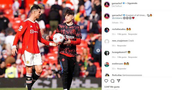El tremendo regalo de Cristiano Ronaldo a promesa argentina del United tras anotar hattrick: Así respondió el joven jugador
