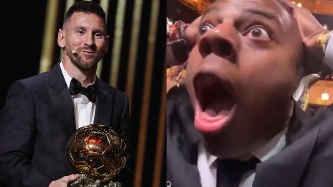 No se olvidaron de Cristiano Ronaldo: Así fueron los jocosos memes de Messi en la gala del balón de Oro 2023