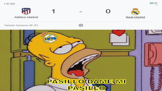 Real Madrid perdió, el Atlético no le hizo el pasillo de campeón y los memes estallan en las redes sociales