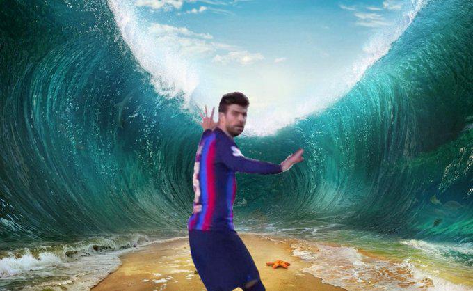 Piqué anunció su retiro del fútbol y los memes destrozan al jugador del Barcelona; Shakira es protagonista también