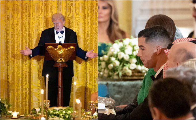 Donald Trump le dice en la cara a Cristiano Ronaldo quién es el mejor de la historia y el motivo de la cena en la Casa Blanca