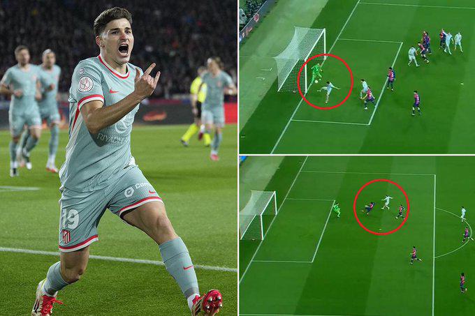 Las polémicas que el VAR no intervino, el festejo del Cholo y el amargo mensaje de Barcelona tras empatar en Copa del Rey