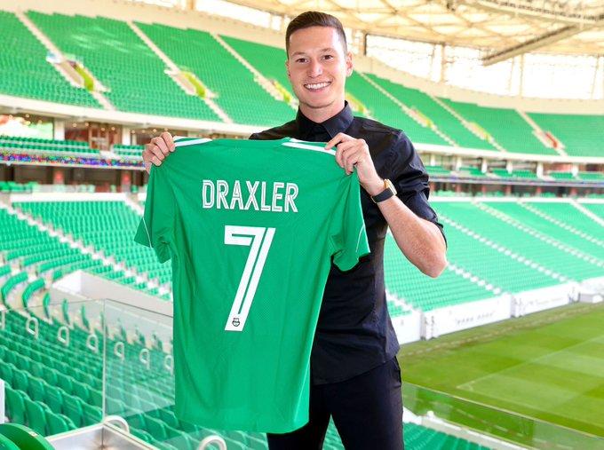 Draxler también dejó el fútbol de Europa y probará suerte en Qatar con el Al Ahli.