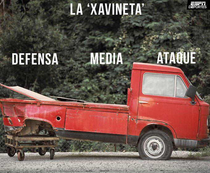 Barcelona fue eliminado de la Europa League por el Frankfurt y los memes destrozan a Xavi Hernández