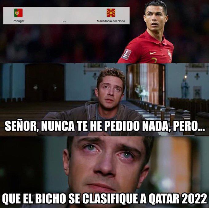 Cristiano Ronaldo clasifica al Mundial con Portugal y estallan los memes en las redes sociales