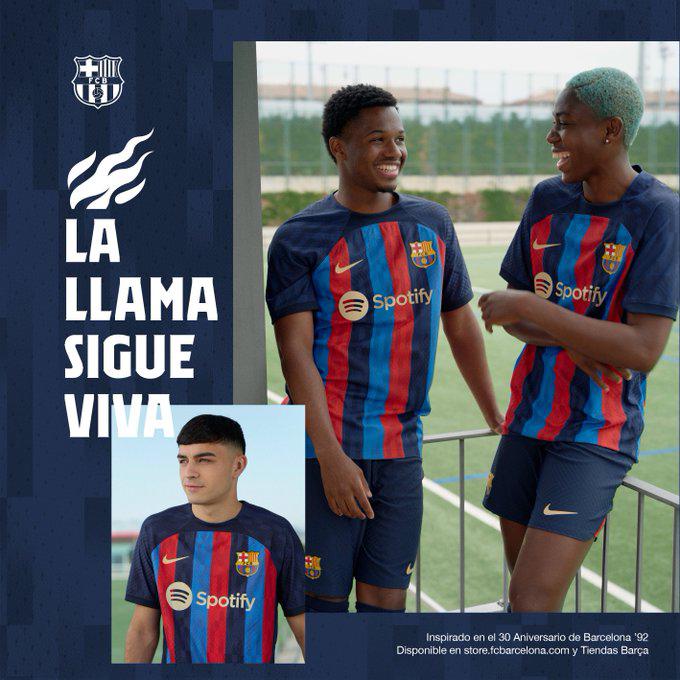 Así es la nueva equipación del FC Barcelona inspirada en los Juegos Olímpicos de 1992 y estrena nuevos logos