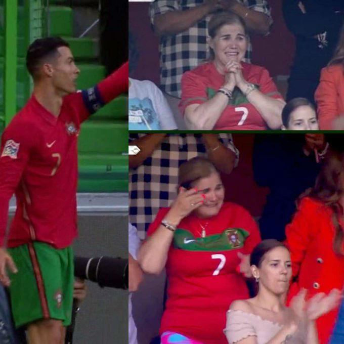 Fotos: Cristiano Ronaldo llega a 117 goles con Portugal gracias a su doblete y su mamá no pudo contener las lágrimas
