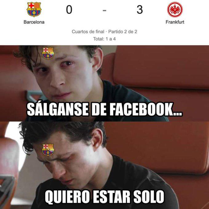 Barcelona fue eliminado de la Europa League por el Frankfurt y los memes destrozan a Xavi Hernández
