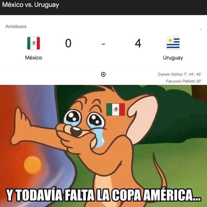 Uruguay humilló a México: los memes destrozan a los aztecas tras la goleada que recibieron previo a la Copa América