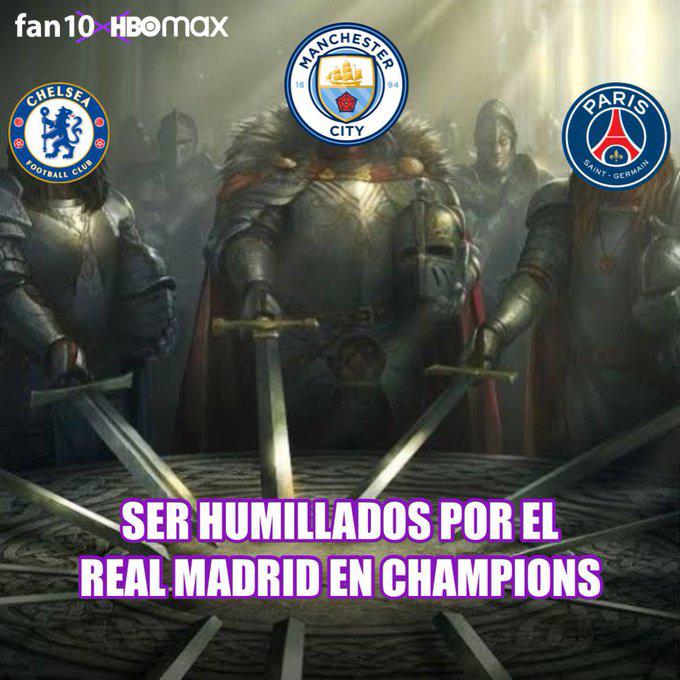 Los crueles memes de la remontada del Real Madrid ante el Manchester City en la Champions League