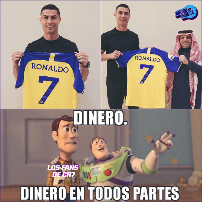 Cristiano Ronaldo fue fichado por el Al Nassr de Arabia Saudita y lo destrozan con memes