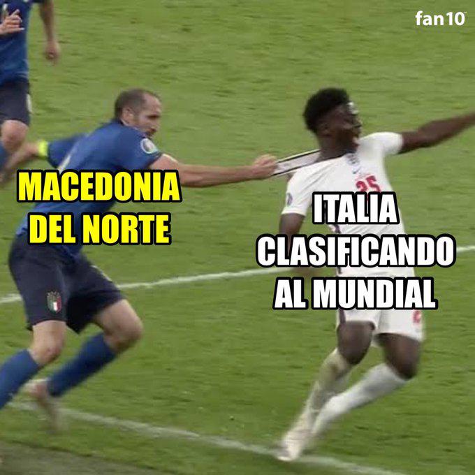 Italia se queda afuera del Mundial de Qatar 2022 y los memes los destrozan por caer con Macedonia