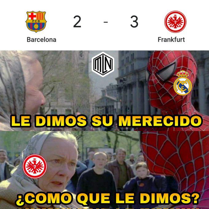Barcelona fue eliminado de la Europa League por el Frankfurt y los memes destrozan a Xavi Hernández
