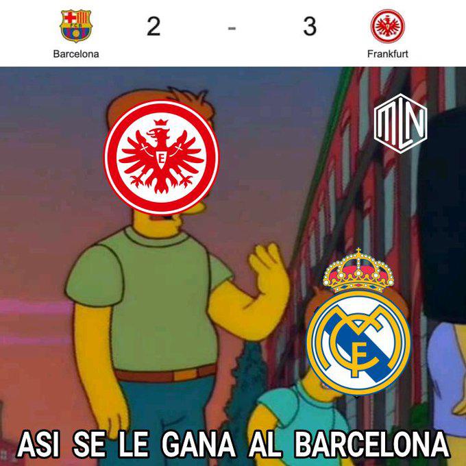 Barcelona fue eliminado de la Europa League por el Frankfurt y los memes destrozan a Xavi Hernández