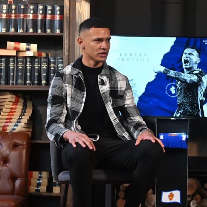 Arriaga respondió a todas las preguntas en la rueda de prensa de su presentación. Está cedido por el Partizan de Belgrado.