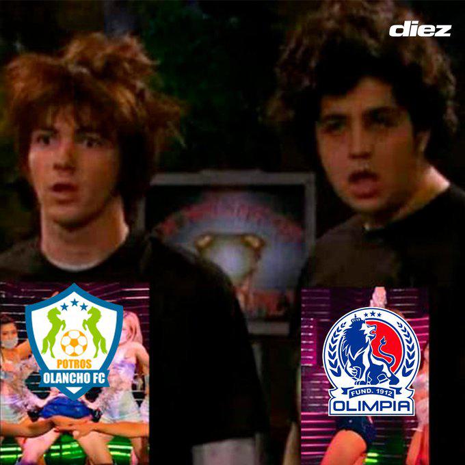 Los divertidos memes que dejó la gran final de ida entre los Potros de Olancho y Olimpia; nadie se salva