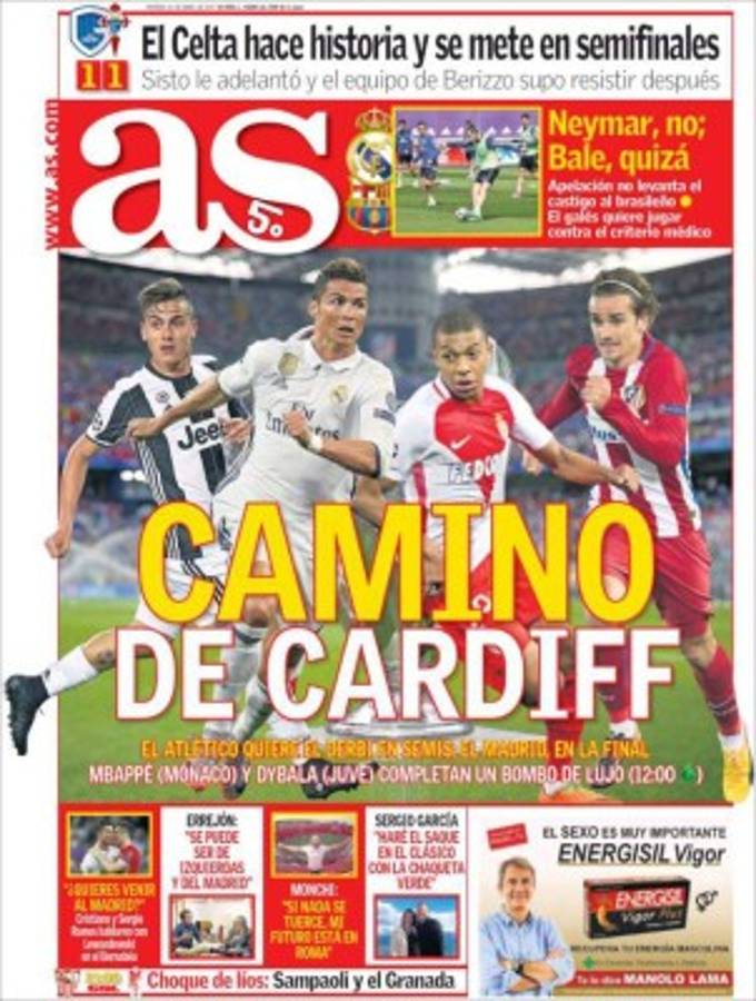 Portadas de hoy: Luis Enrique obligado a ganar su último clásico