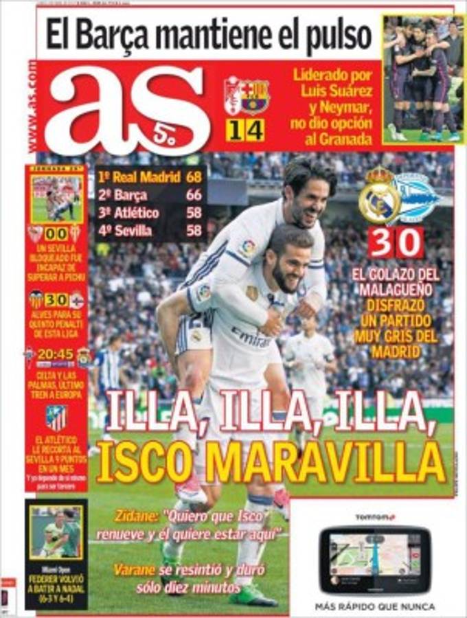 Real Madrid y Barcelona protagonistas en las portadas internacionales
