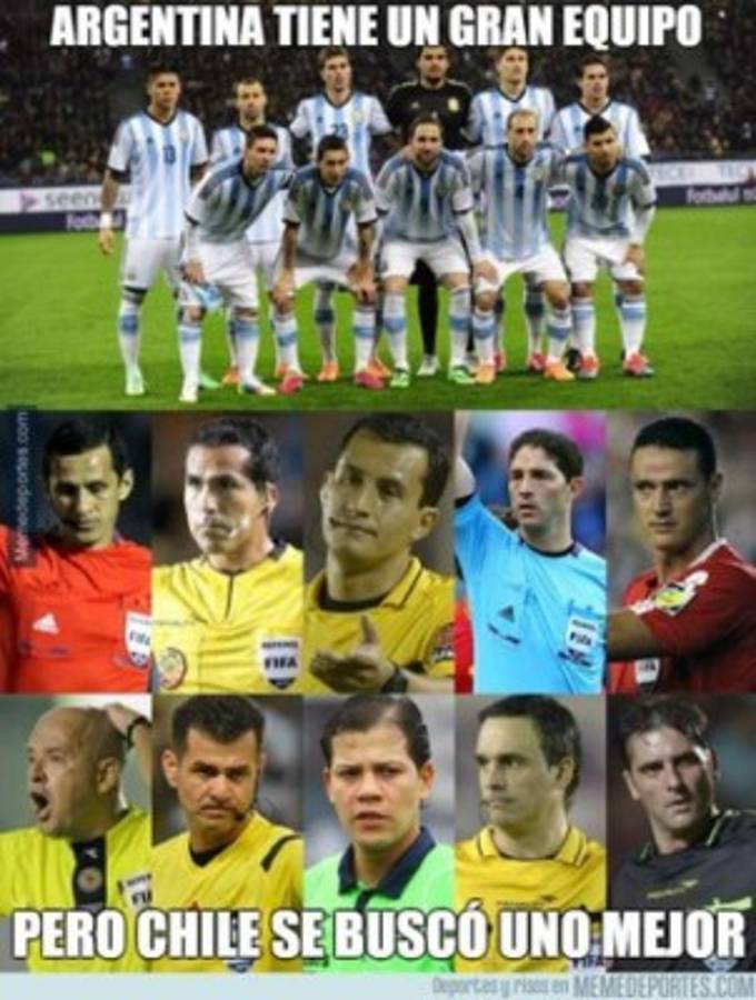 Los Memes que dejó la Final de Copa América entre Chile y Argentina