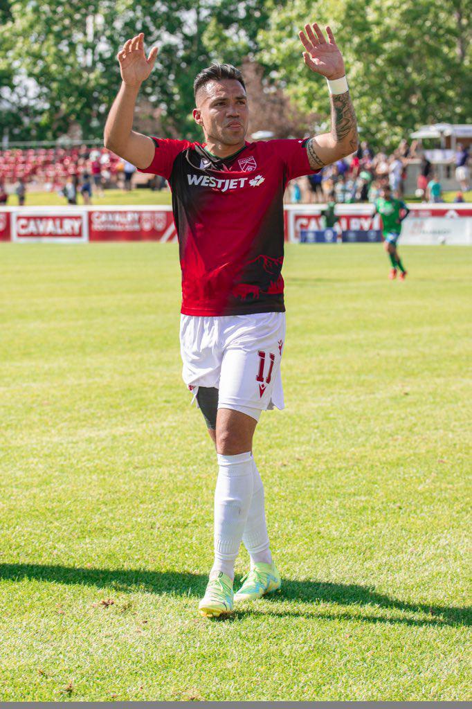 José Escalante publicó esta imagen y se despidió del Cavalry FC en sus redes sociales.