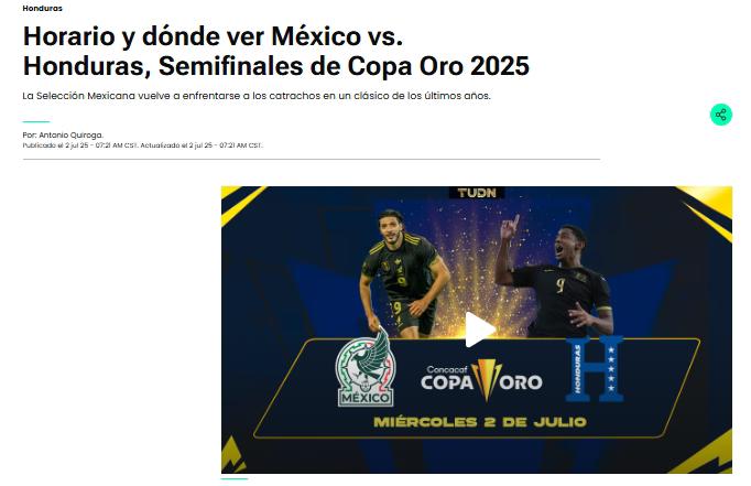 México no puede ponerse a las patadas con Honduras: Faitelson calienta las semis de Copa Oro y lo que dice la prensa