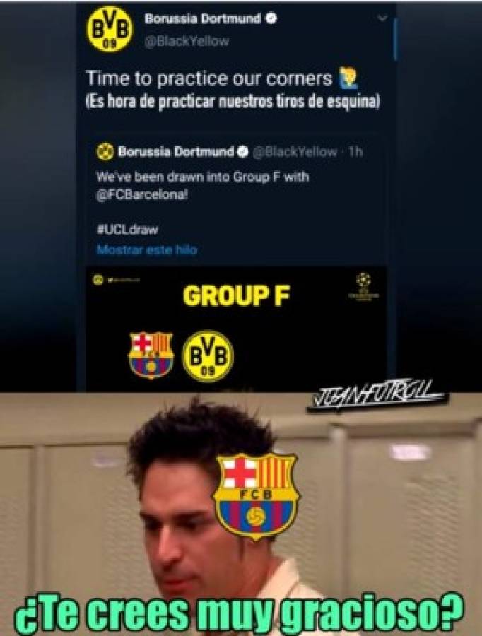 Los memes que calientan el inicio de la Champions con Madrid y Barca como protagonistas  