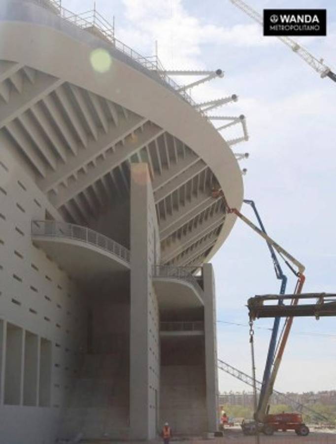 ¡BELLEZA! Así marcha la construcción del nuevo estadio del Atlético de Madrid