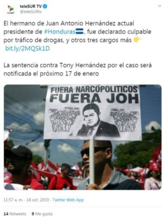 Tony Hernández: Lo que dicen los medios internacionales sobre la sentencia del exdiputado