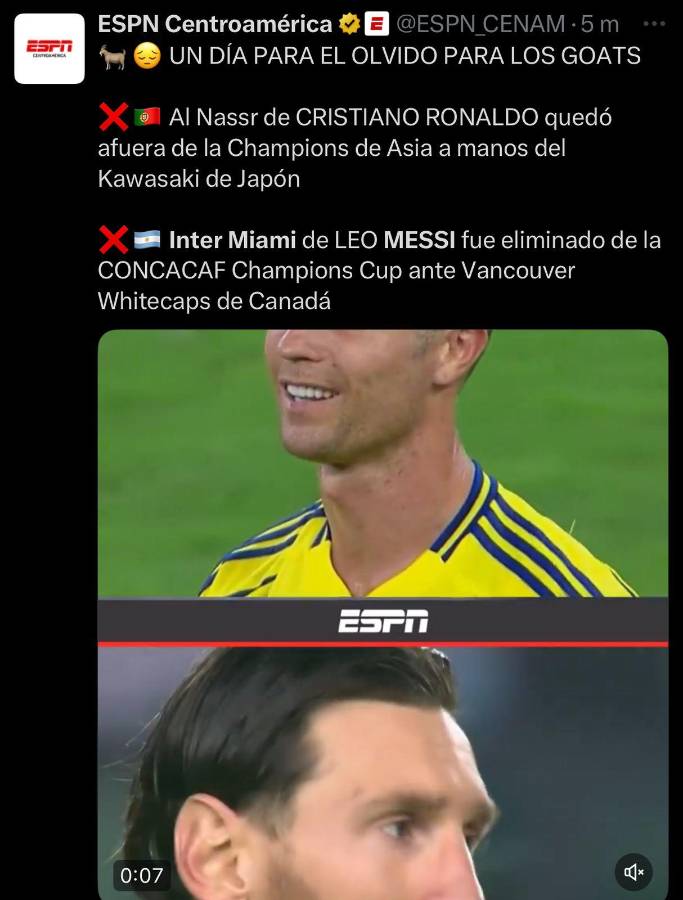 Vergüenza de equipo Le dio frío: la prensa no perdona a Messi tras la eliminación del Inter Miami en Champions de Concacaf