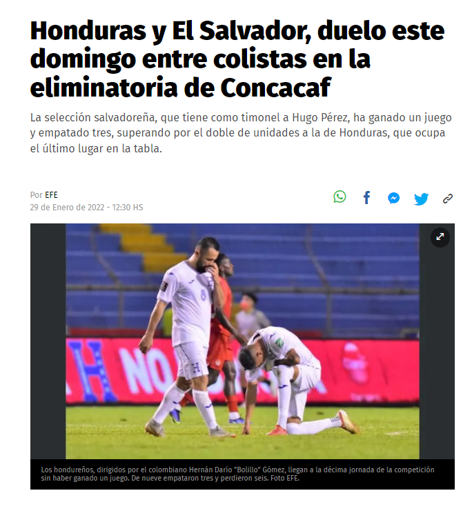 La bestia negra que habita en el sótano: lo que dice la prensa previo al Honduras-El Salvador que se jugará en el Olímpico