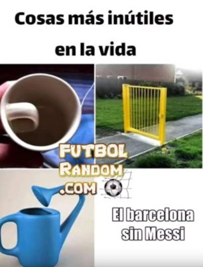 Los memes liquidan a Messi por su discurso y a Griezmann que no hace 'nada' luego del Barcelona-Arsenal