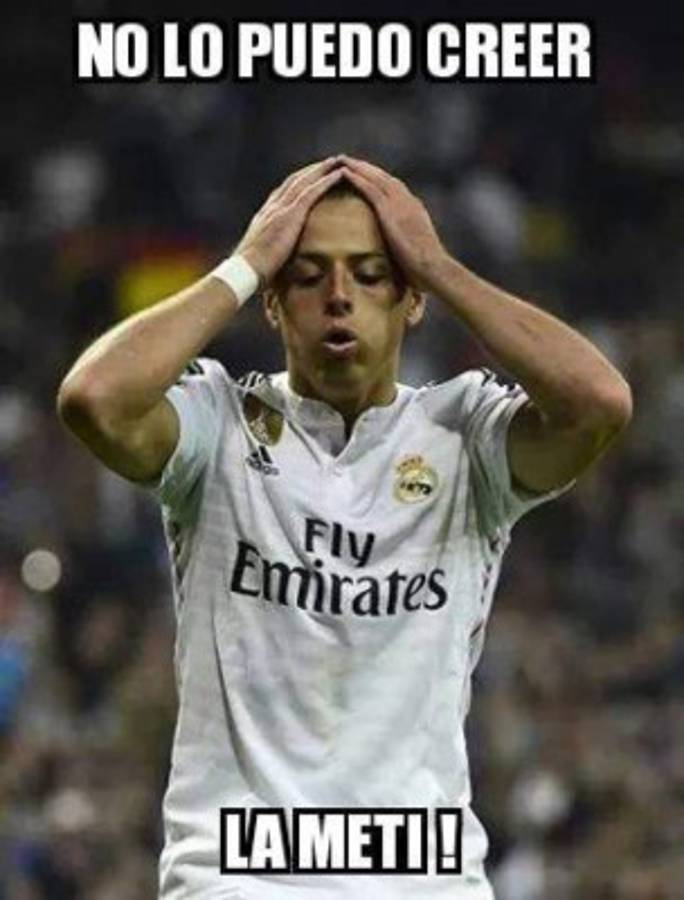 Chicharito Hernández es protagonista de los memes por su gol al Atlético