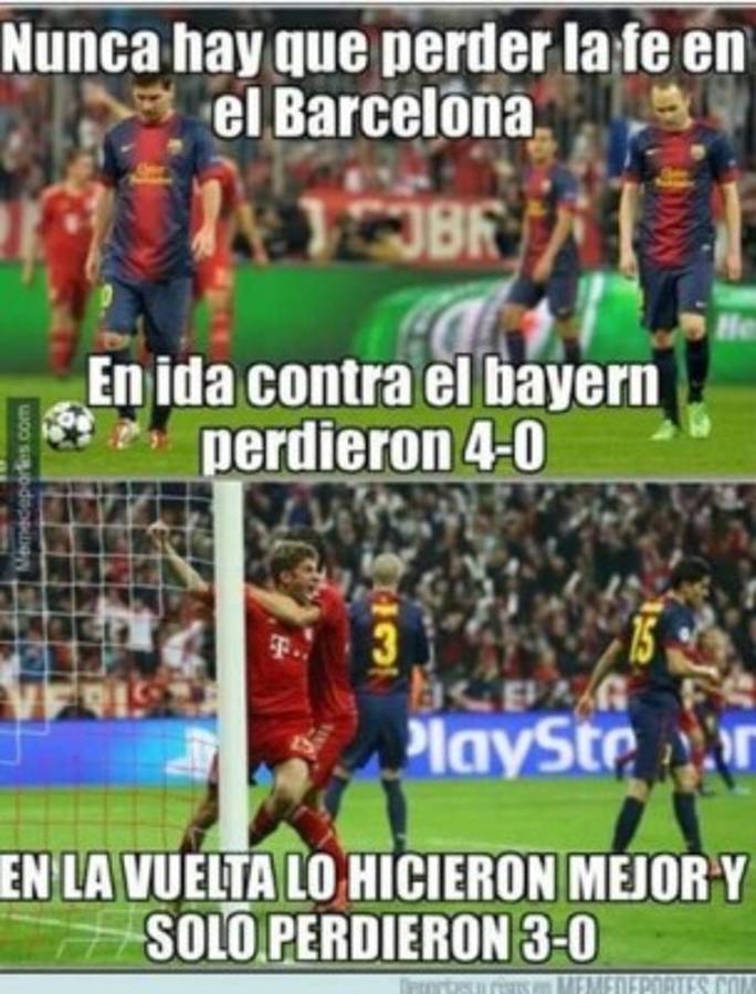 ¡Ni ganando lo perdonan! Afición avasalla con duros memes al Barcelona