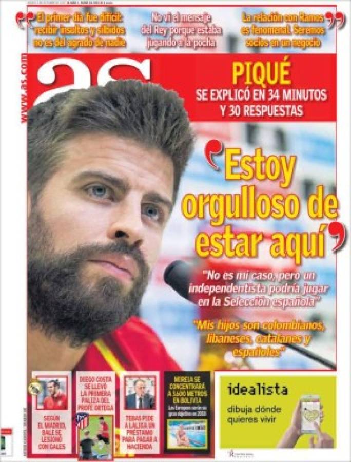 Así vienen las portadas de los principales diarios deportivos del mundo