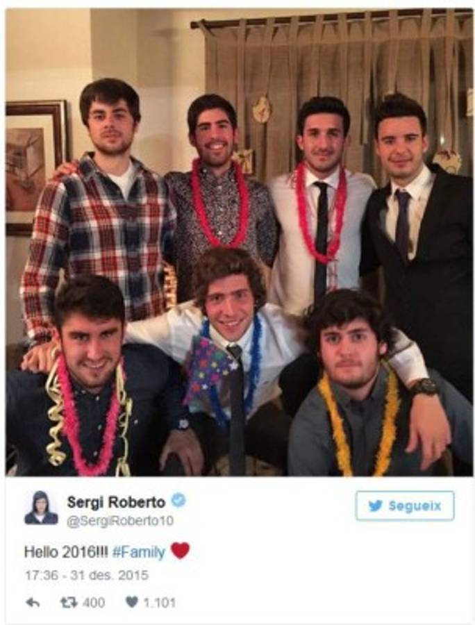 Así recibieron el Año Nuevo los cracks del Barcelona